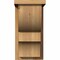Ekena Millwork Ridgewood Rough Sawn Corbel w/Backplate, Western Red Cedar, 8"W x 12"D x 16"H COR08X12X16RID01RWR - alternate 3